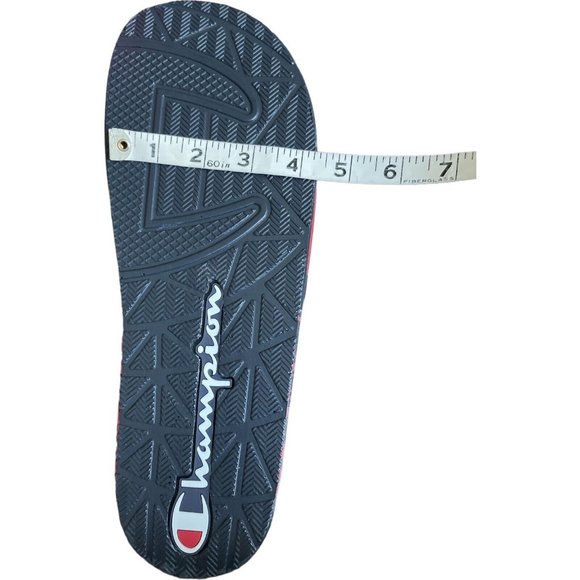 Men’s Slides Size 13 Champion IPO Surf Turf Color Scarlet / Navy main image 7